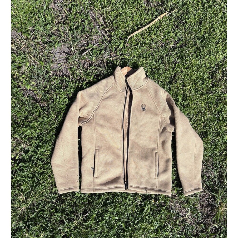 spyder men’s winter jacket Lightweight Beige Fleece Medium
